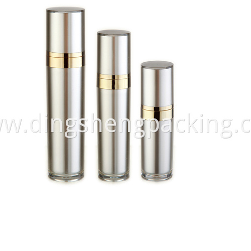 Aluminum Cosmetic Lotion Airless Pump Bottle And Jar